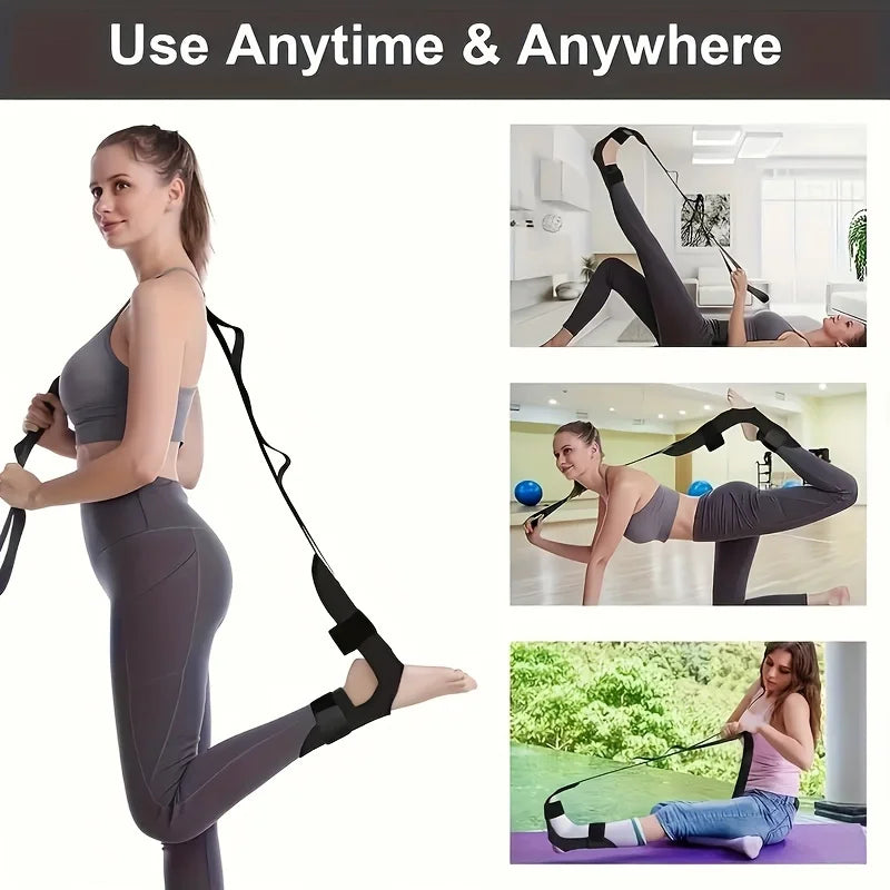 Leg & Foot Stretching Bands for Yoga, Pilates & Rehab — Relieve Muscle Tension & Improve Flexibility