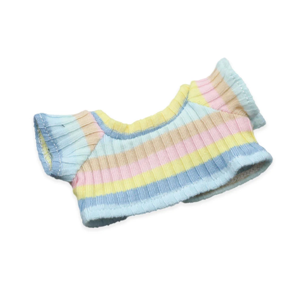 Labubu 3.0 Big Into Energy Series – “Dopamine Overalls” Suit for 17cm Labubu | Buckle & Strap Style Ropa