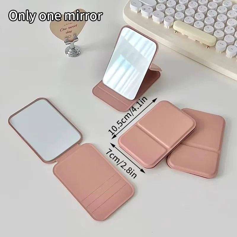 Compact Folding Makeup Mirror for Women – High-Definition, Travel-Friendly Vanity Accessory