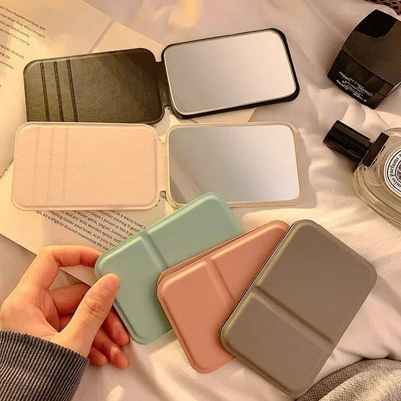 Compact Folding Makeup Mirror for Women – High-Definition, Travel-Friendly Vanity Accessory