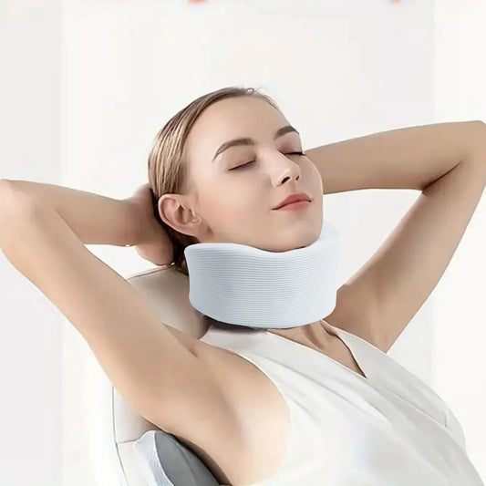Neck Brace Neck Support Adjustable Neck Support Cervical Sponge Neck Protector for Sleep Neck Brace Breathable Neck Support